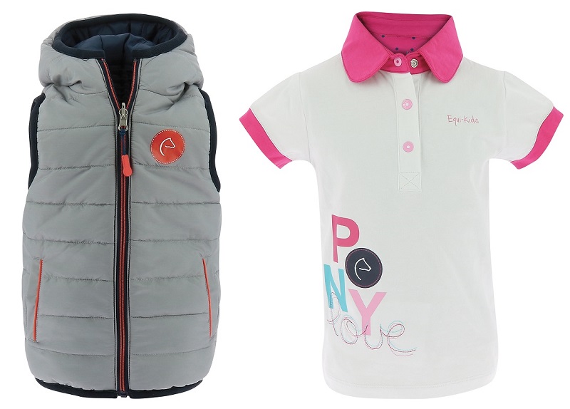 equitheme kids polo and gilet