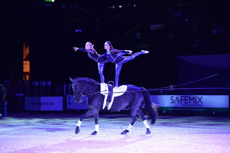 vaulting at HOYS