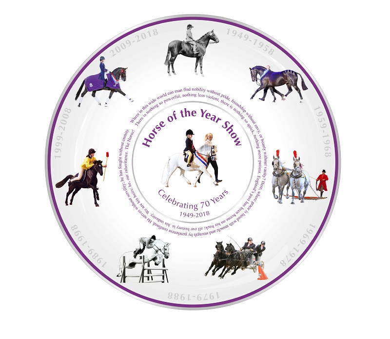 HOYS memorabilia plate