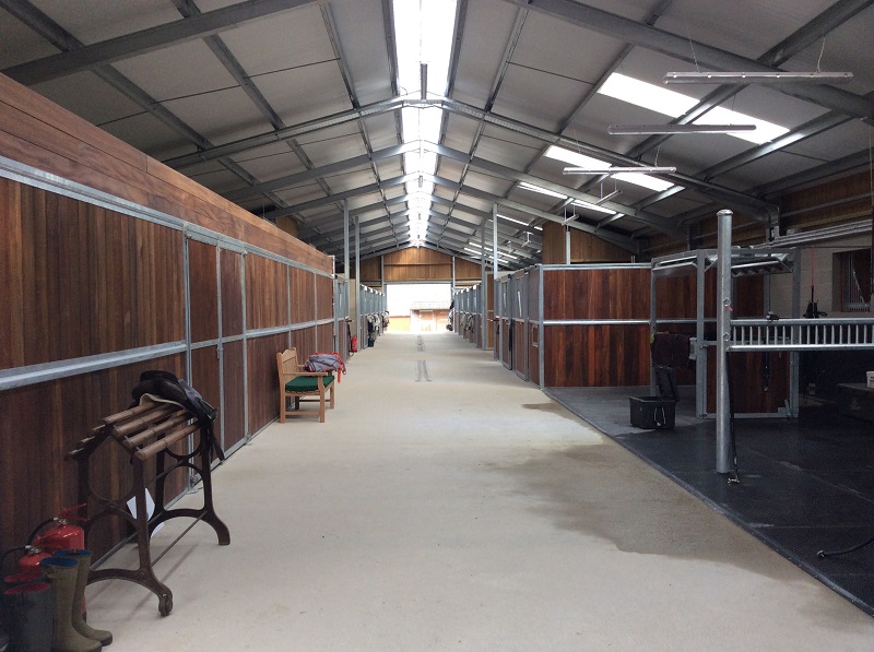 equine construction interior